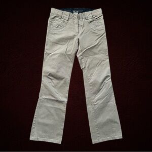 Luxury Zadig & Voltaire Mortard Biker Cargo Pants Olive Green Cotton Twill 6 / 8